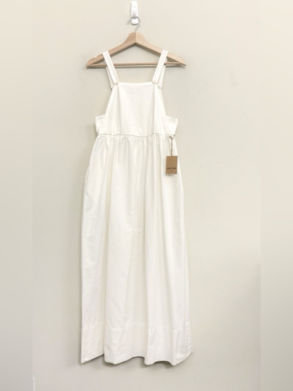 NWT Rudy Jude Organic Cotton Adult Apron Dress in Salt Size S - Picture 7 of 17